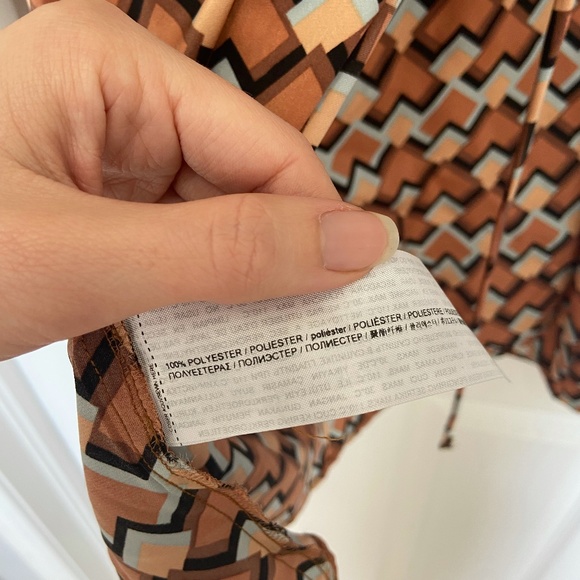 Mango Leonarda Satin Mini Dress NWT - Picture 9 of 12